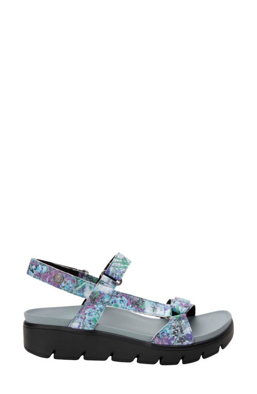 Alegria By Pg Lite Henna Slingback Platform Sandal In Blue