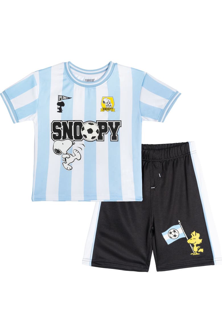 Mesh Soccer Jersey and Shorts Set, Main, color, Snoopy Woodstock Blue