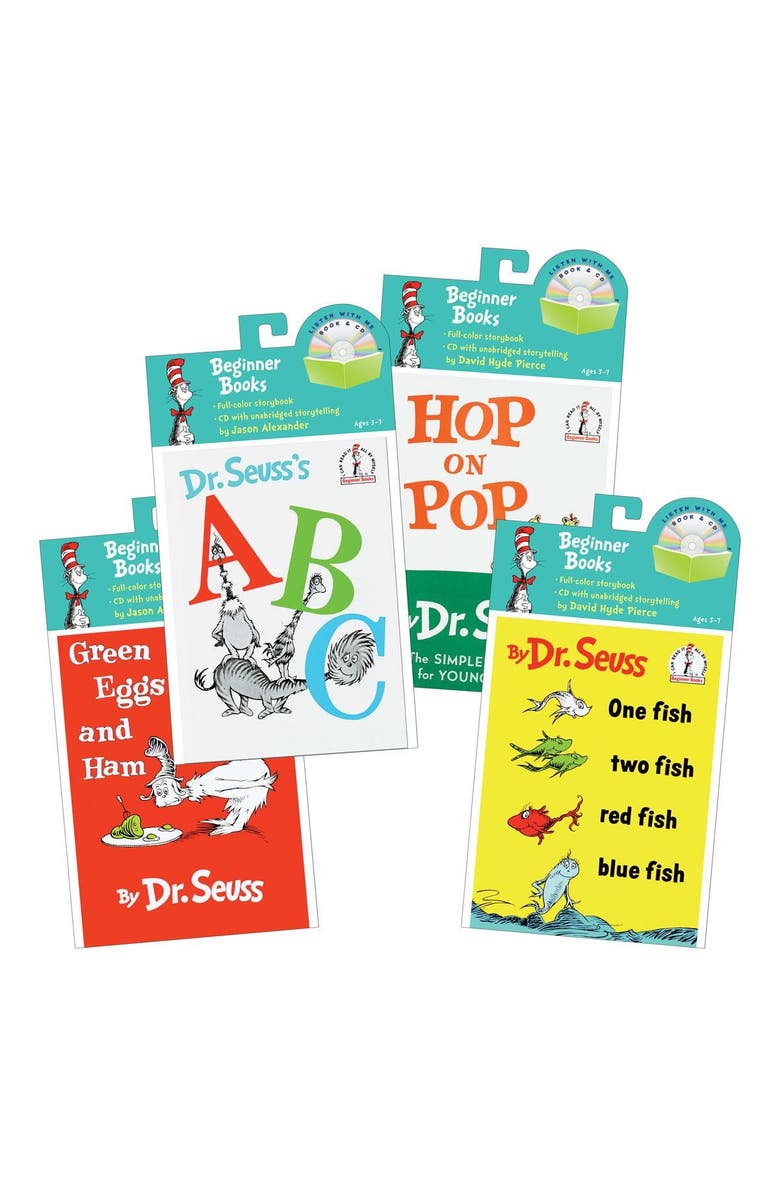 Kaplan Early Learning Company Dr. Seuss Books and Audio CDs - Set of 4, Main, color, Multicolored