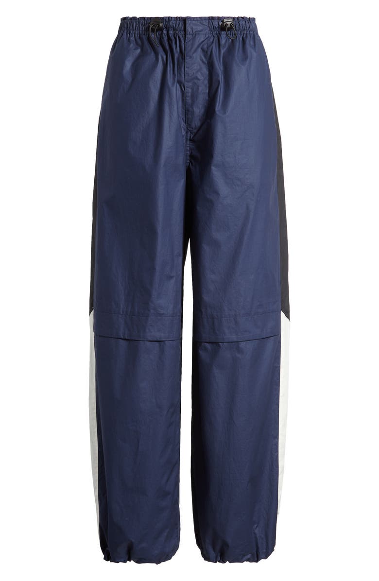 rag & bone Monica Cotton Track Pants, Alternate, color, Navy