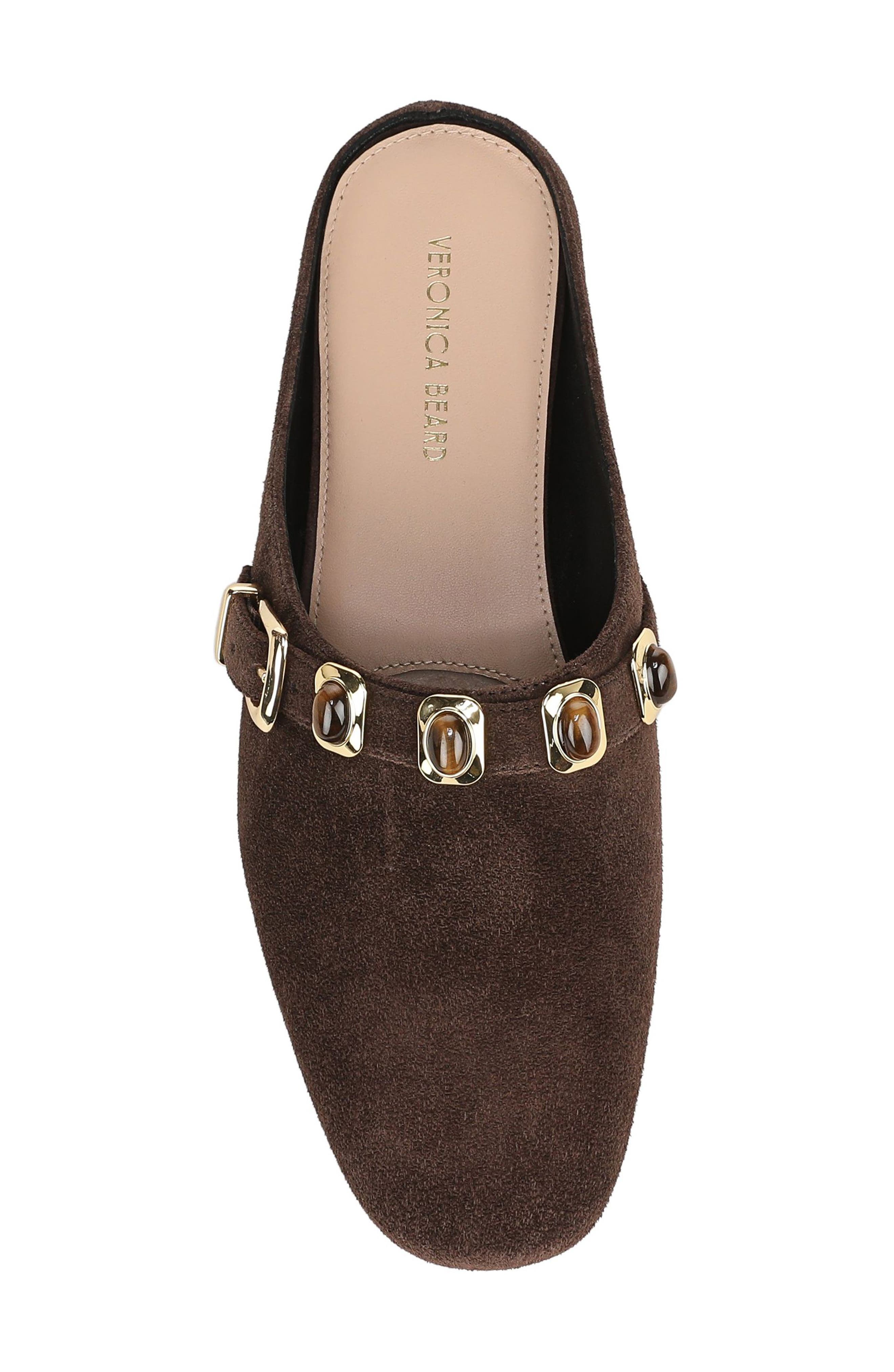 Narcisa Flat Mule, Alternate, color, ESPRESSO