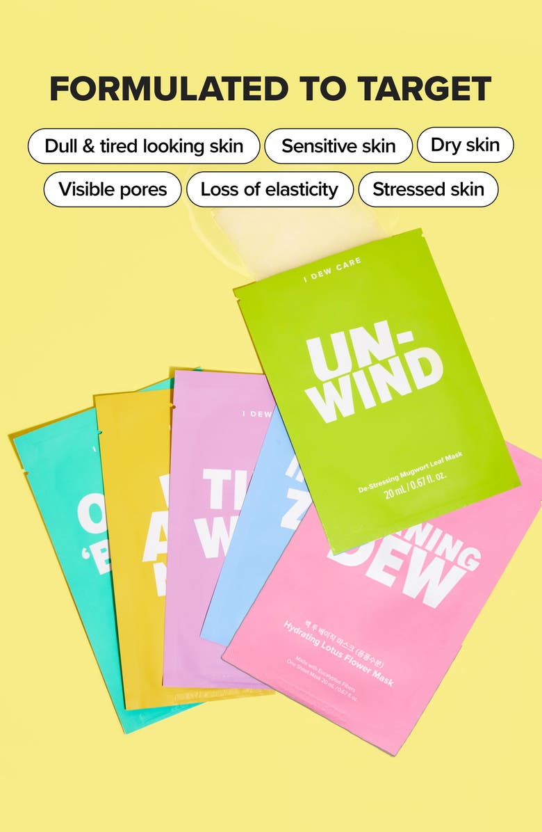 I DEW CARE Let's Get Sheet Faced 14-Day Sheet Mask Set, Alternate, color,