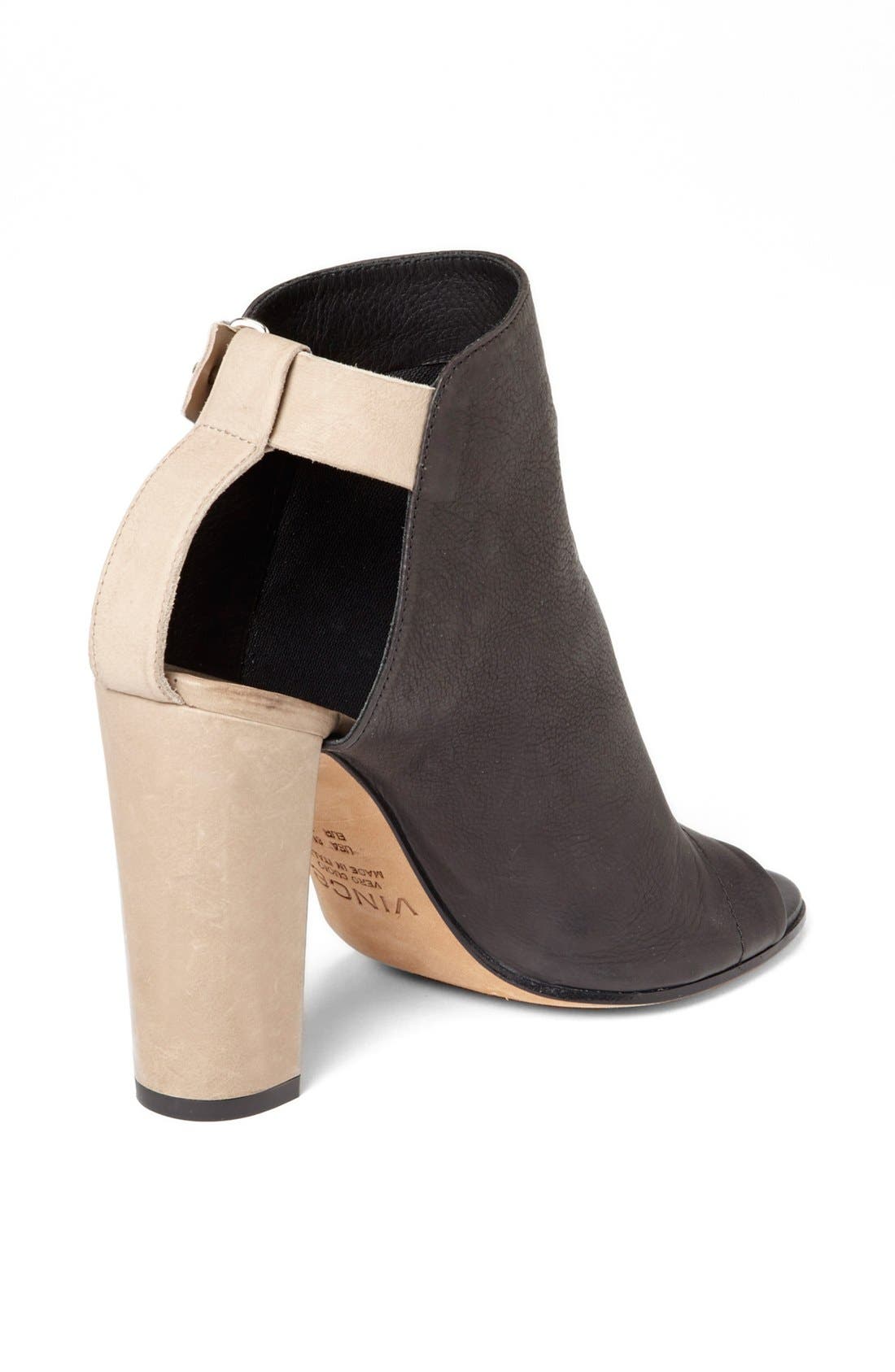 'Addison' Bootie, Alternate, color, BLACK/ WOODSMOKE
