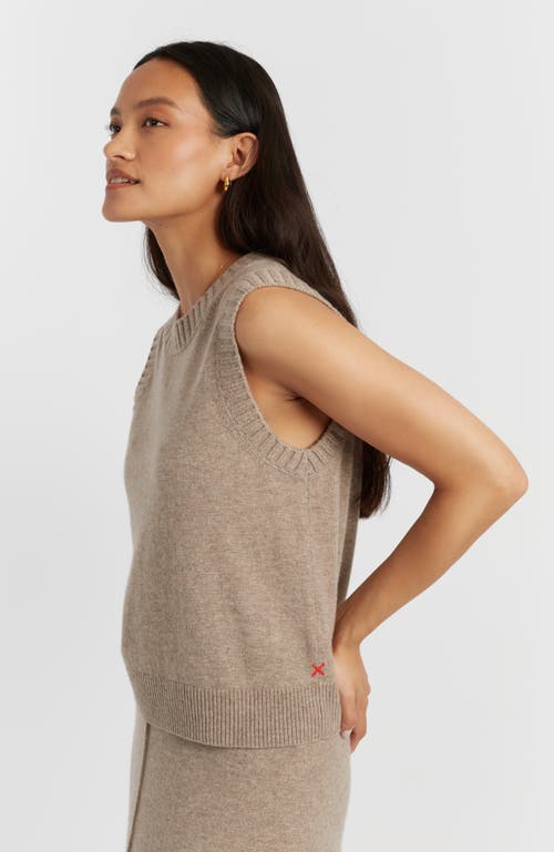 Chinti & Parker Wool Cashmere Tank In Brown
