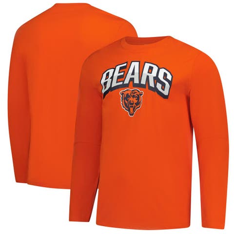 Men's Fanatics  Orange Chicago Bears Long Sleeve T-Shirt