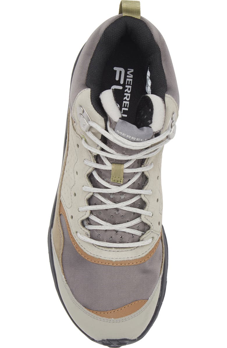 Merrell Speed Solo Mid Waterproof Hiking Boot, Alternate, color, Fog