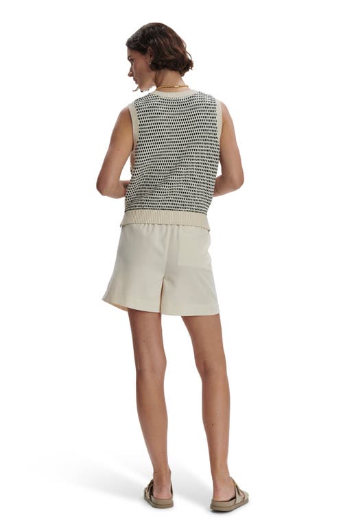 Varley Knowles Textured Knit Vest Birch Multi Stitch In Birch Multi Stitch