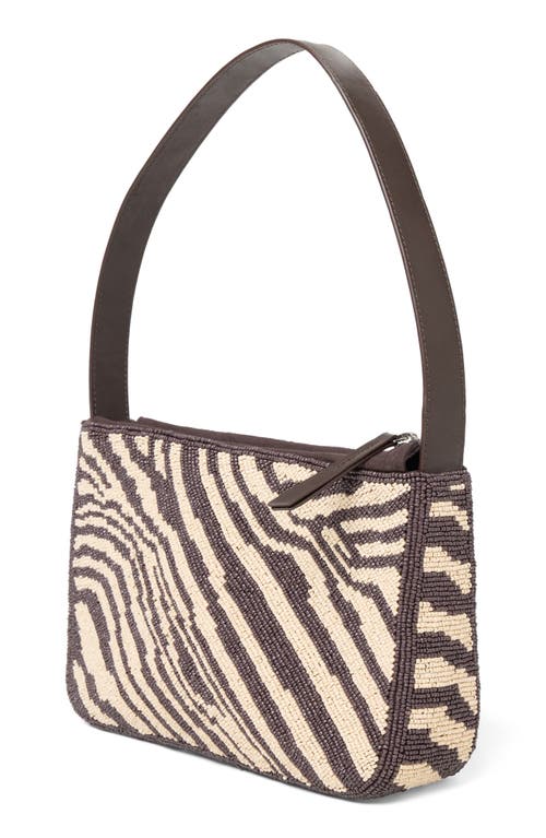 L*space Lspace Alora Beaded Bag In Brown