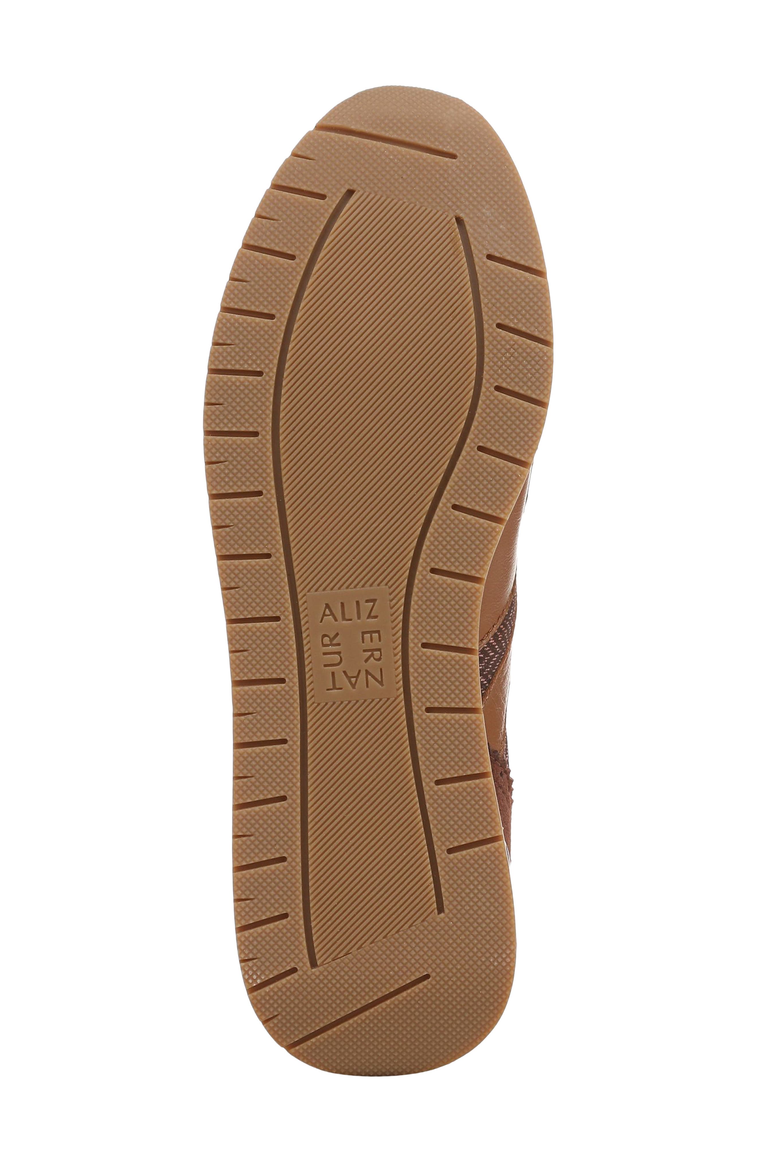 Naturalizer Lorena Wedge Sneaker, Alternate, color, Brown Multi