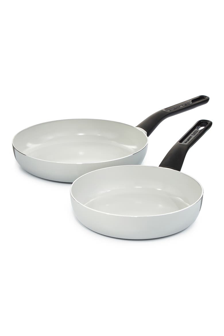 Leo Glints 2-Piece Fry Pan Set, Main, color, CREAM