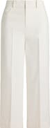 Lauren Ralph Lauren Cotton Stretch Twill Crop Wide Leg Pants