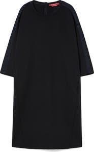 Marina Rinaldi Martin Mesh Detail Scuba Jersey Dress
