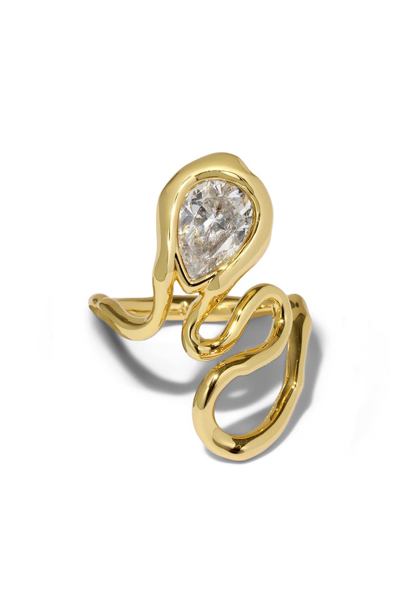 Alexis Bittar Asterales Vine Ring, Main, color, Gold Stones
