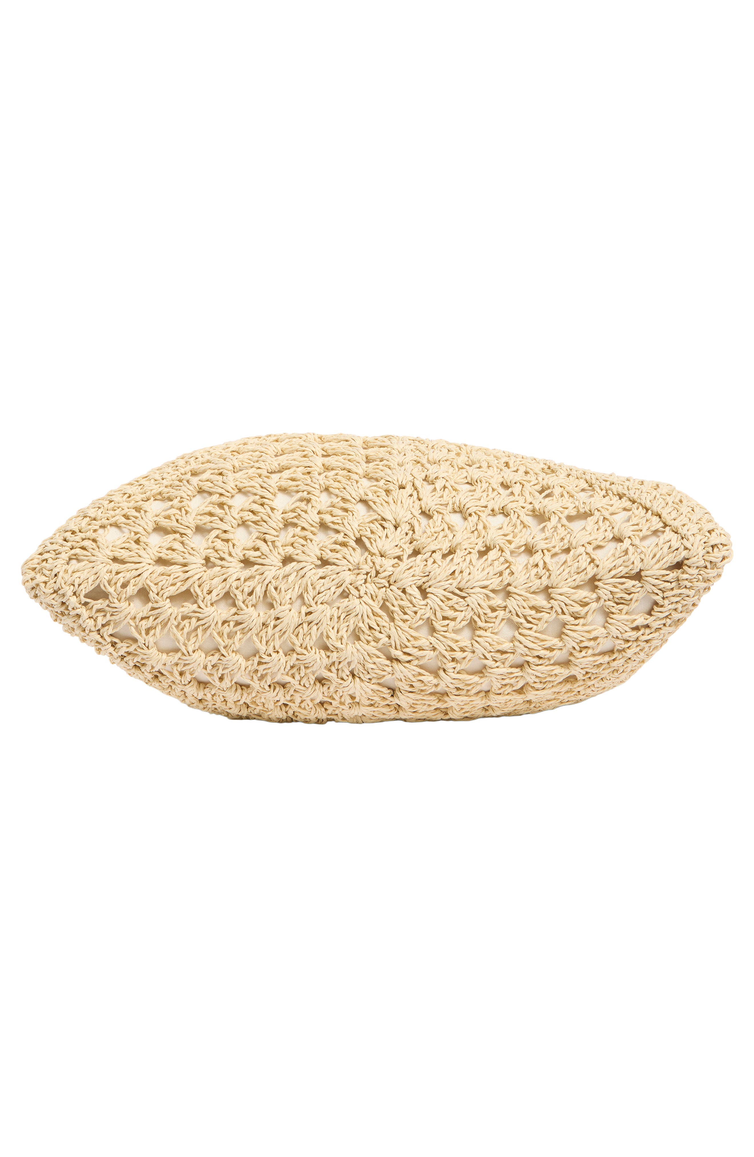 Dolce Vita Bloom Straw Shoulder Bag, Alternate, color, Natural