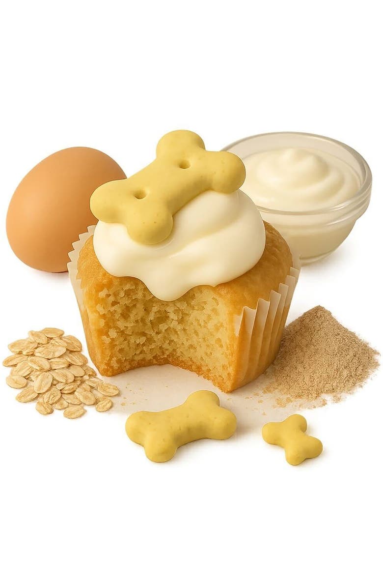 Wagging Dog Bakery Puppin Mini Cupcake Dog Treat, 30 Pack, Alternate, color, Brown