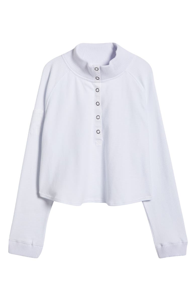 Free People FP Movement So Fly Cotton Henley Top, Alternate, color, White