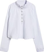 Free People FP Movement So Fly Cotton Henley Top