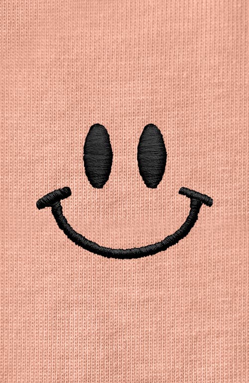 Dalix Smile Face Tee In Terracotta