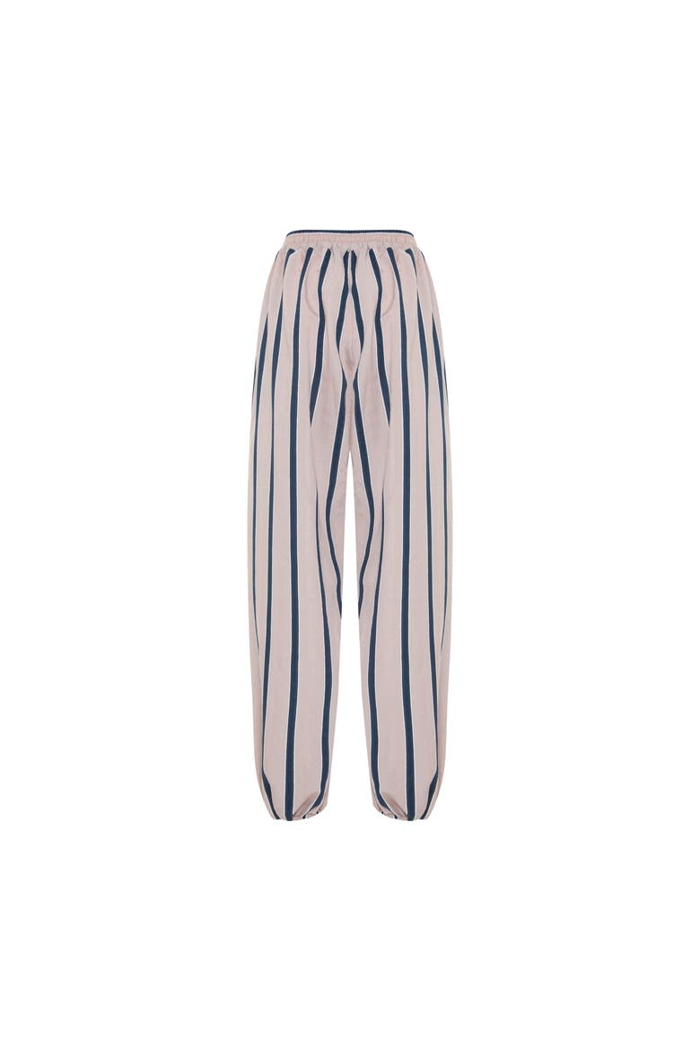 Ismene Stripe Harem Pant, Alternate, color, Eclipse Nude Stripe