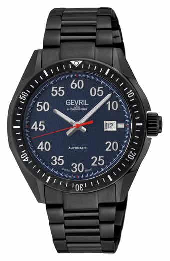 GEVRIL Ascari Swiss Automatic Bracelet Watch, 42mm