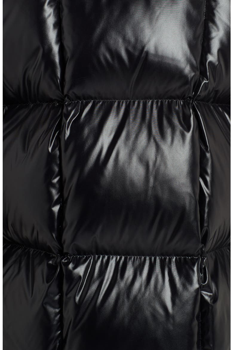 Parnaiba Long Quilted Down Puffer Coat, Alternate, color, BLACK