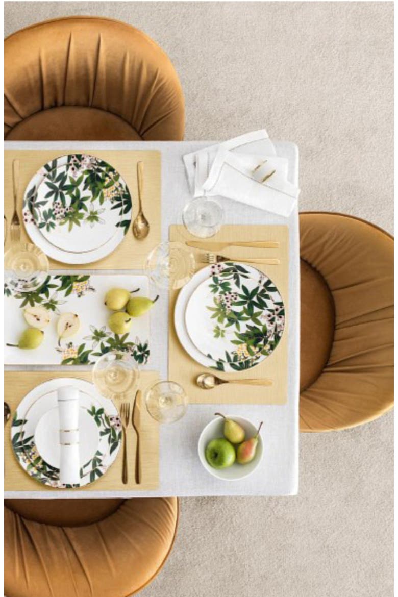 Belize plate, Alternate, color, White