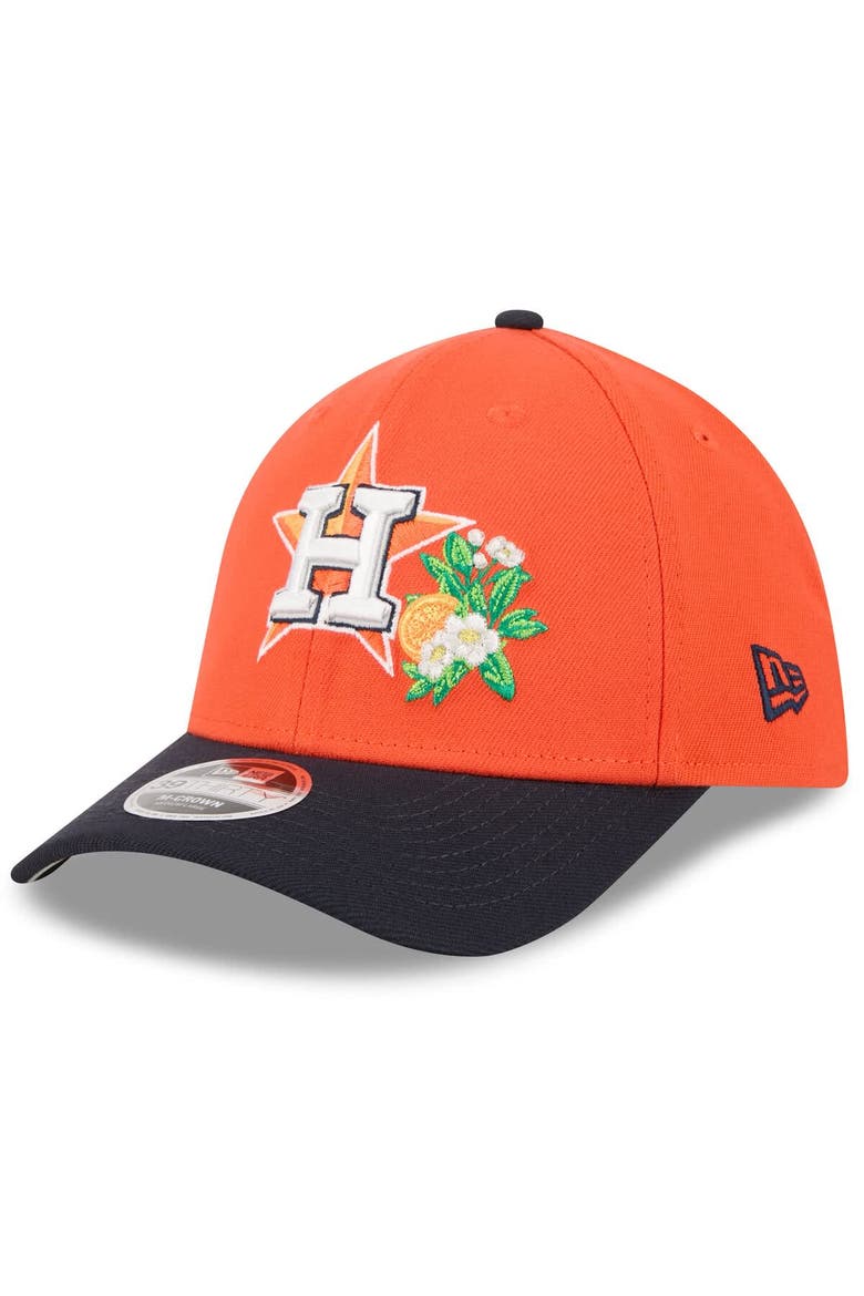 Men's New Era  Orange/Navy Houston Astros 2026 Spring Training M-Crown 39THIRTY Flex Hat, Alternate, color, Orange