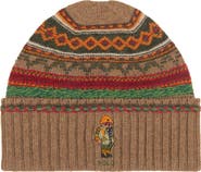 Polo Ralph Lauren Fairsile Red Rocks Bear Beanie