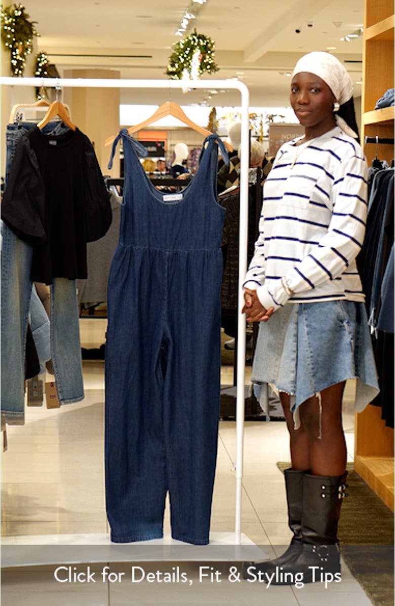 Ayla Chambray Jumpsuit, sales video thumbnail