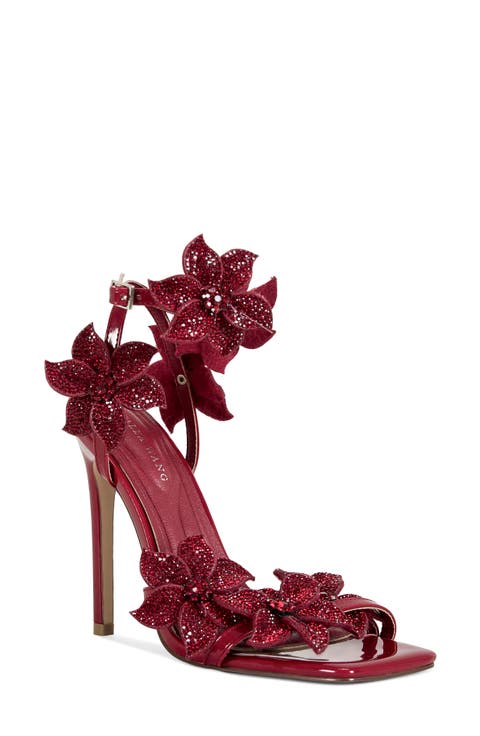 Romi Floral Ankle Strap Sandal (Women)