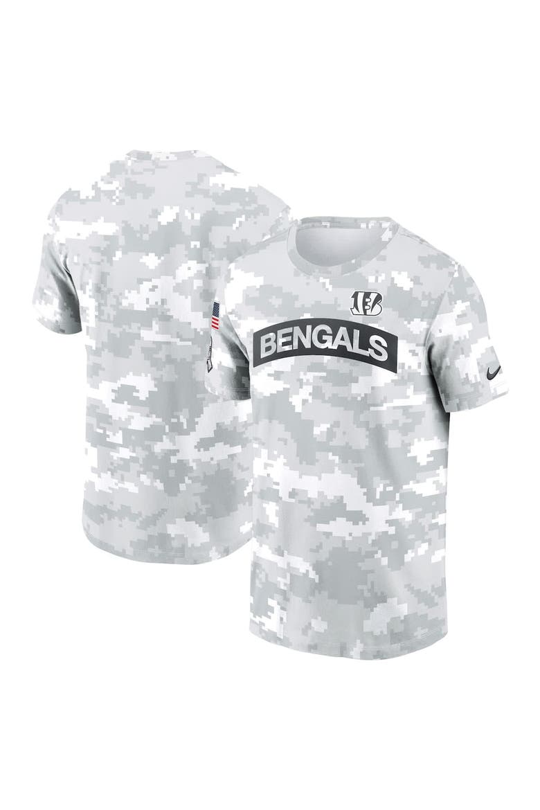 Men's Nike White Cincinnati Bengals 2024 Salute To Service Big & Tall Performance T-Shirt, Main, color, White