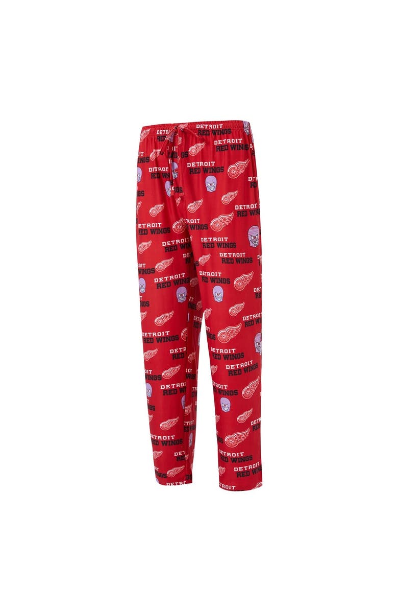 CONCEPTS SPORT Men's Concepts Sport  Red Detroit Red Wings All Over Print Knit Pants, Alternate, color, 