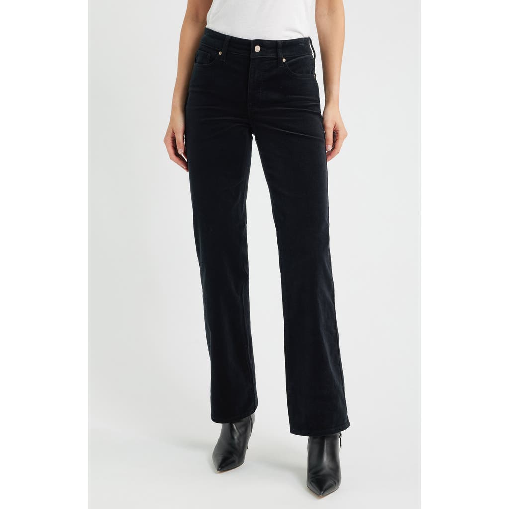 Nydj Brooklyn Bootcut Corduroy Pants In Black