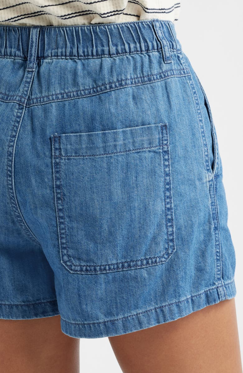 Madewell Zoe High Waist Shorts, Alternate, color, Ullman Wash
