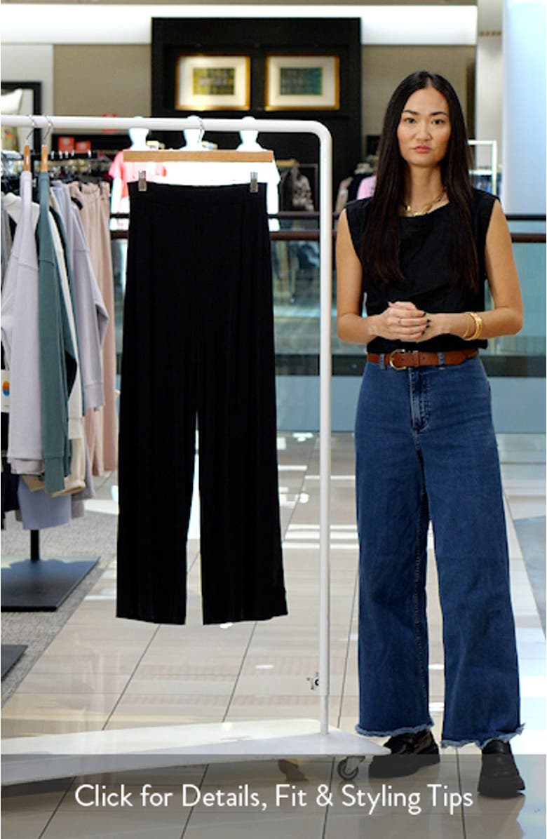 At Ease Pleated Wide Leg Pants, sales video thumbnail