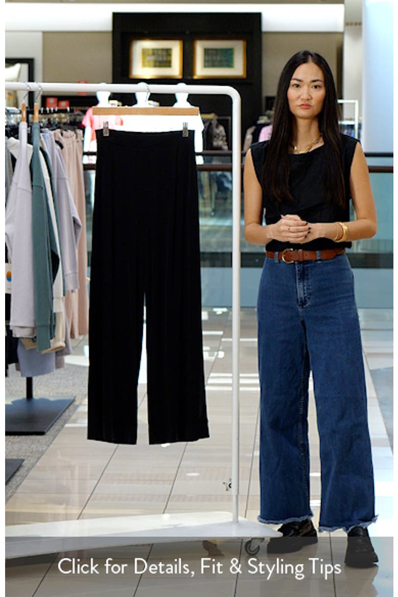 At Ease Pleated Wide Leg Pants video