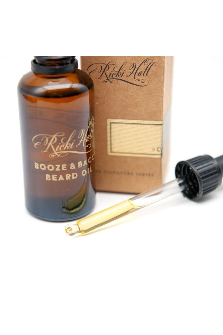 Ricki Hall's Booze & Baccy Beard Oil 50ml, Alternate, color, Beard Oil