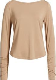 CITY BLUES Long Sleeve Modal Blend Top
