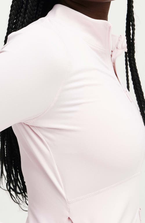Cotton On Body Active Core Zip Through Long Sleeve In Cherry Dream