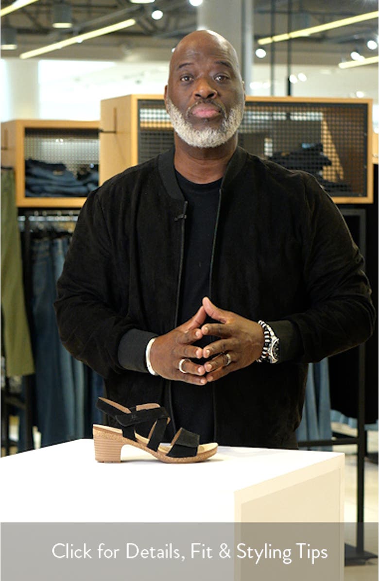 Grace Ankle Strap Block Heel Sandal, sales video thumbnail