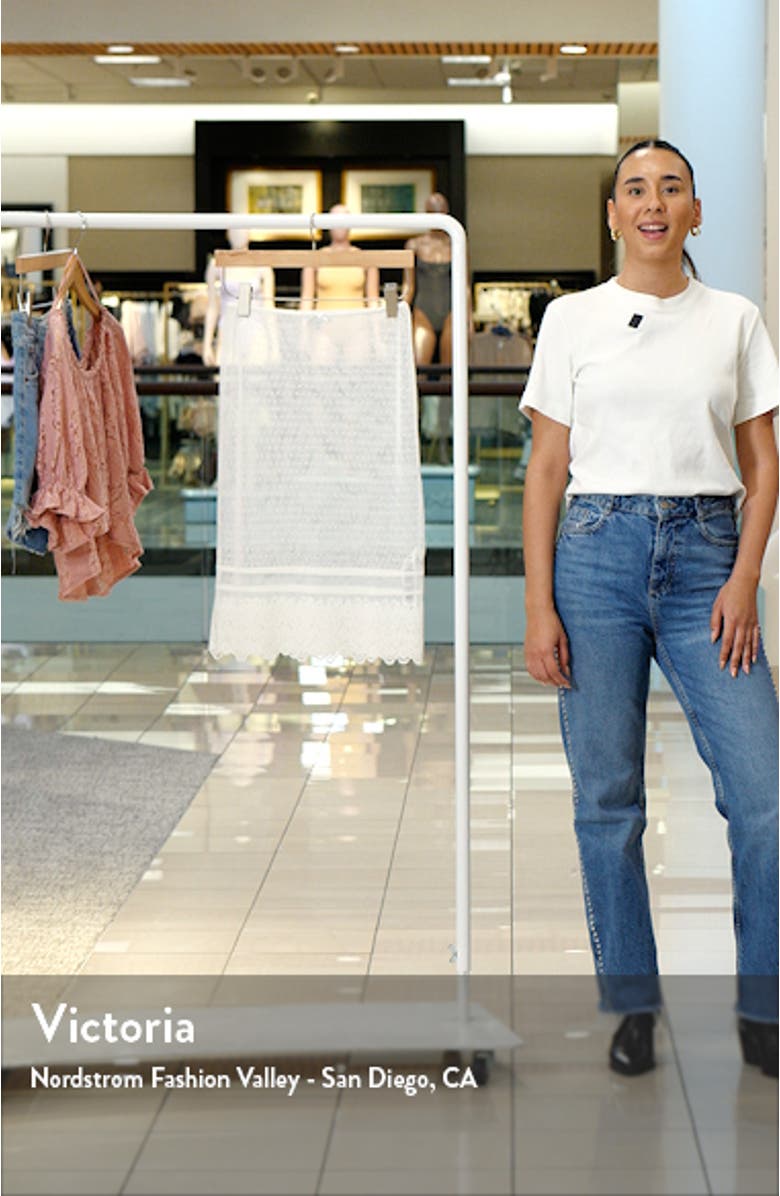 Sheer Lace Pencil Skirt, sales video thumbnail