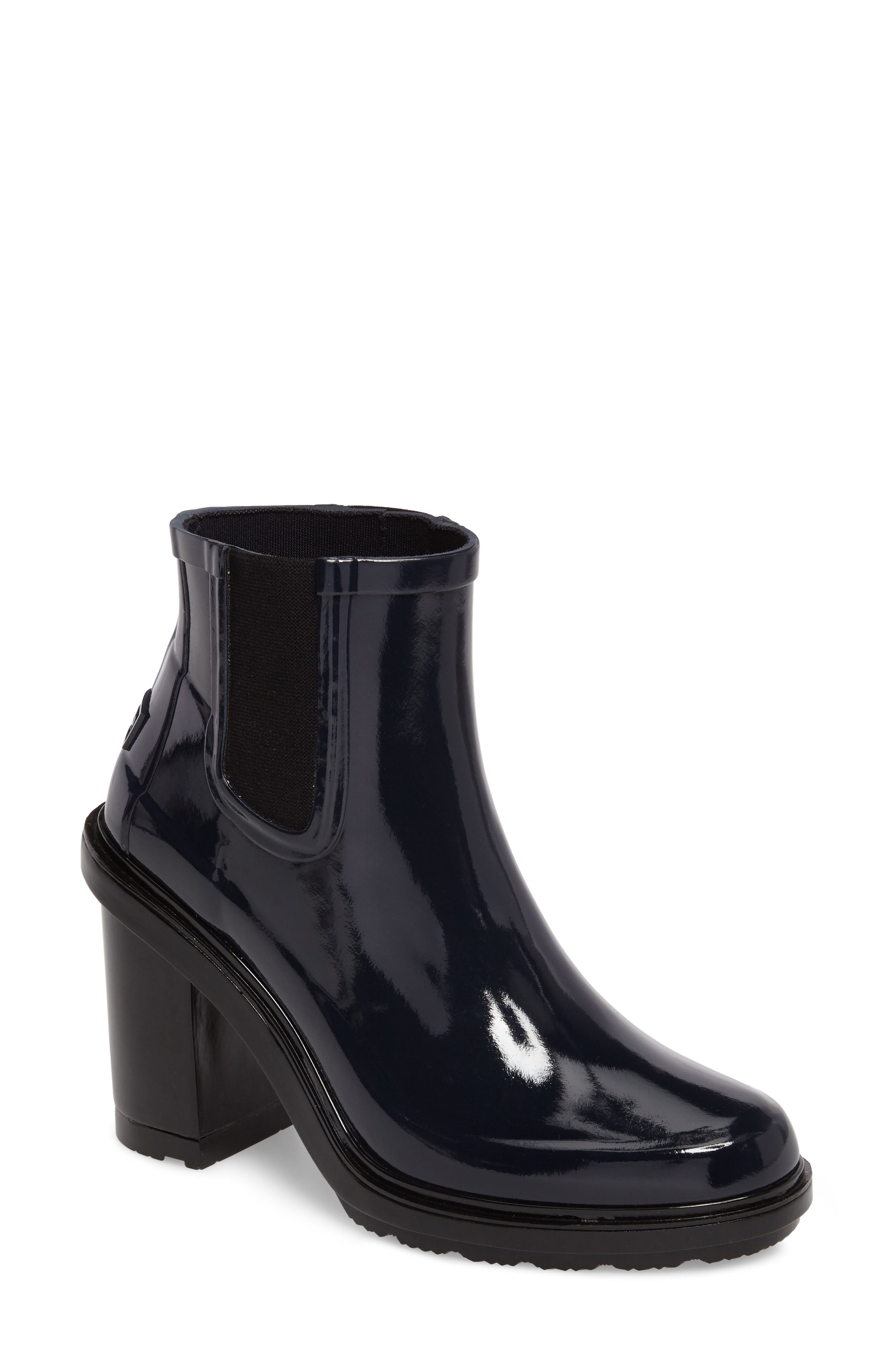 Hunter 'Original Refined' Chelsea Rain Boot, Main, color, 