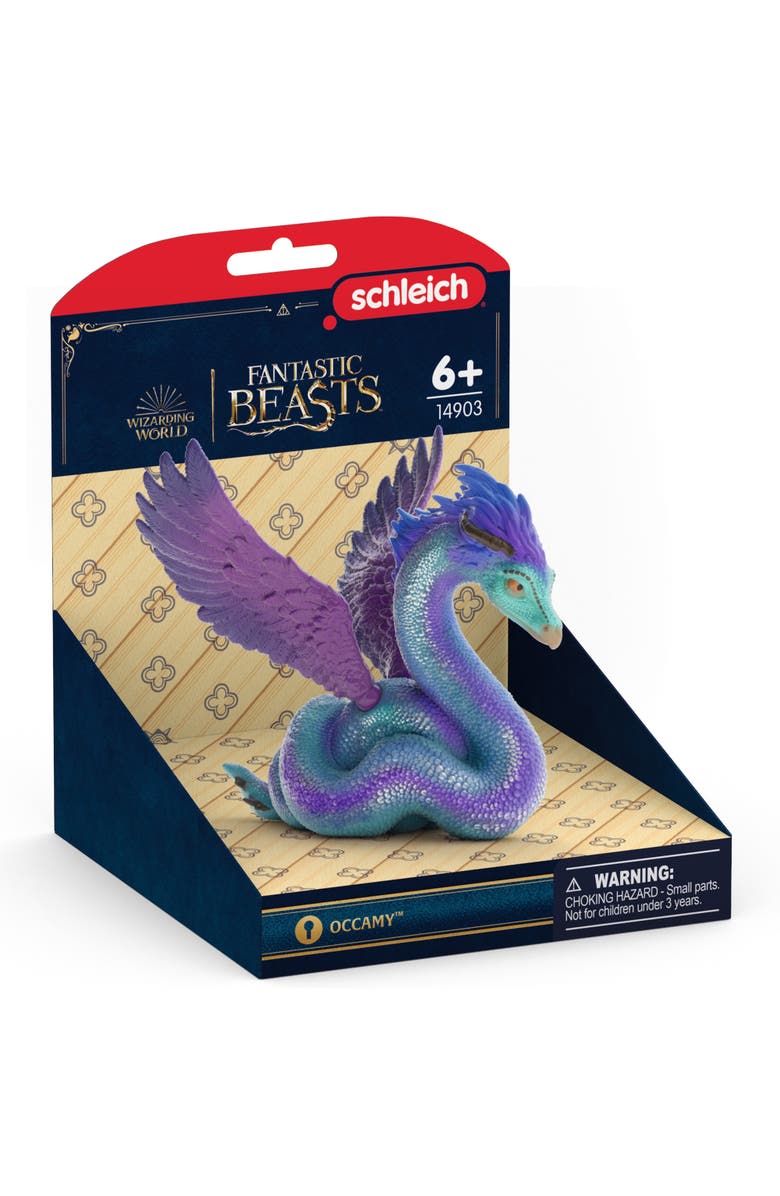 Schleich Wizarding World, Occamy 7 Inch Winged Collectible Toy Figurine, Kids 6+, Alternate, color, Multicolored