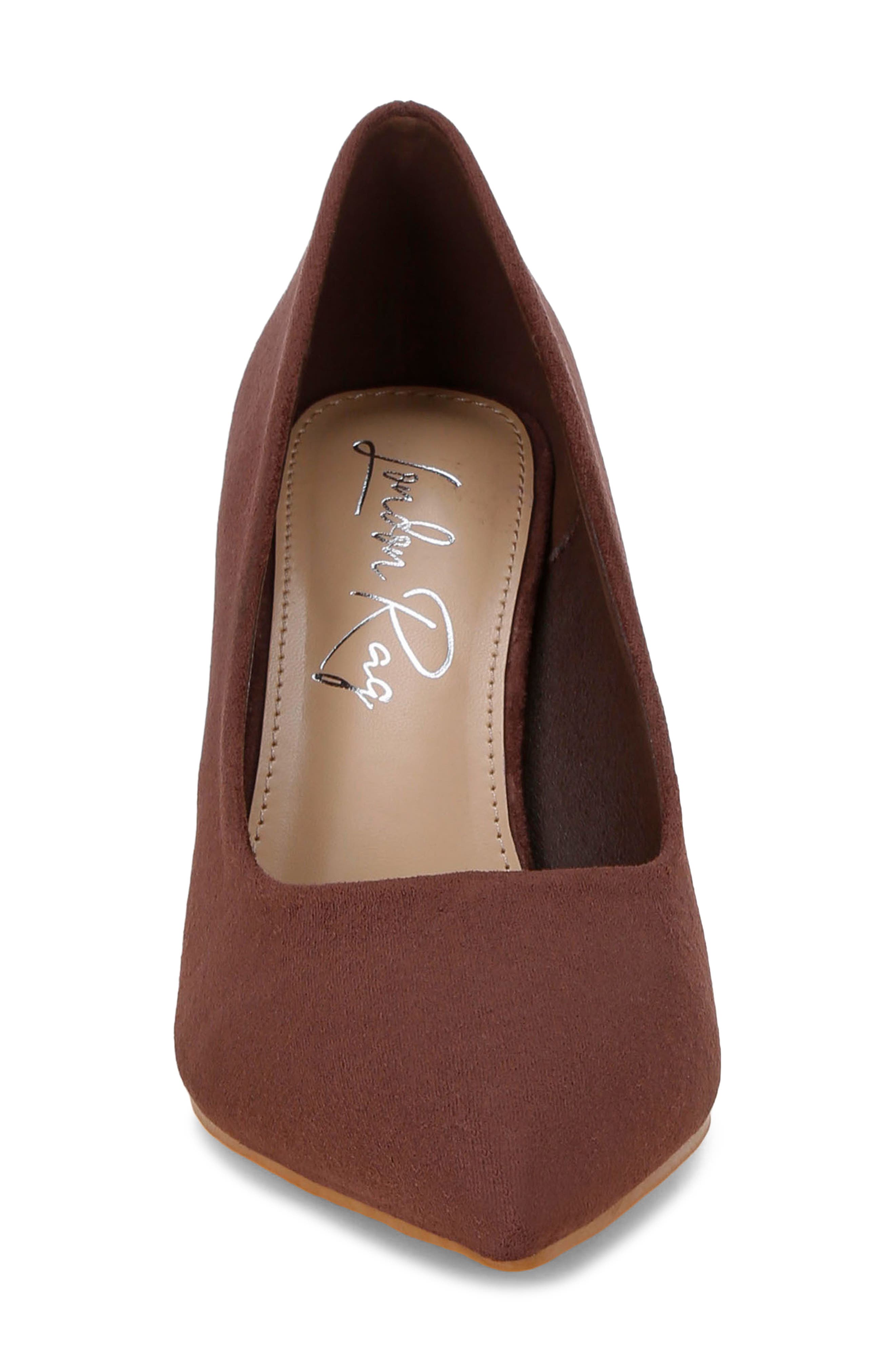 Cassiopa Pump, Alternate, color, BROWN SUEDE