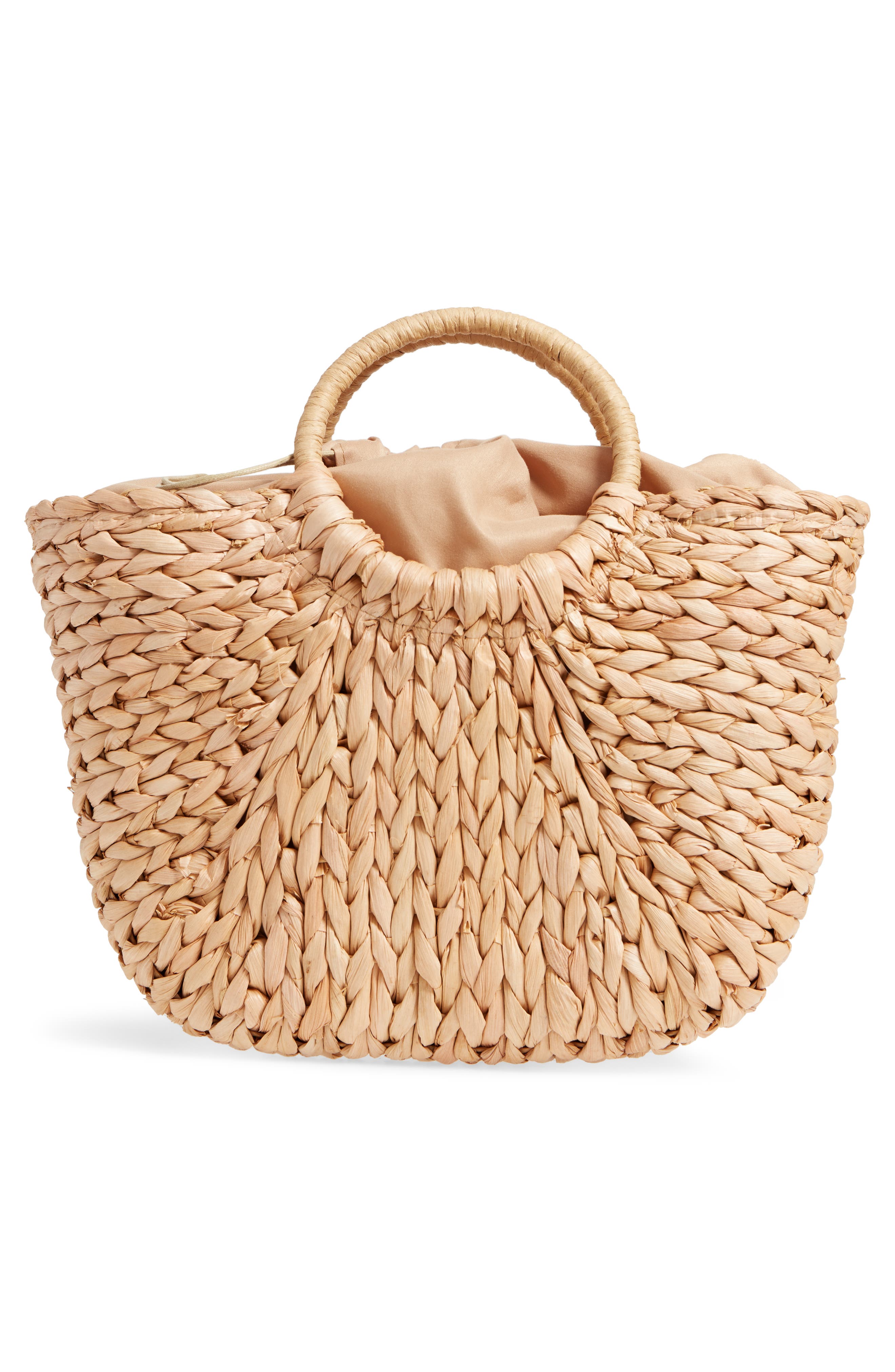Street Level Woven Straw Tote, Alternate, color, 
