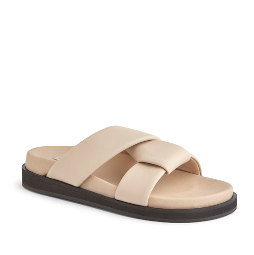 Neil J. Rodgers Obi Sandal In Creme Nappa