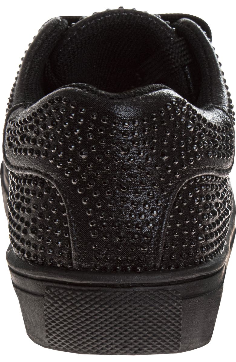 BADGLEY MISCHKA Kids' Rhinestone Sneaker, Alternate, color,