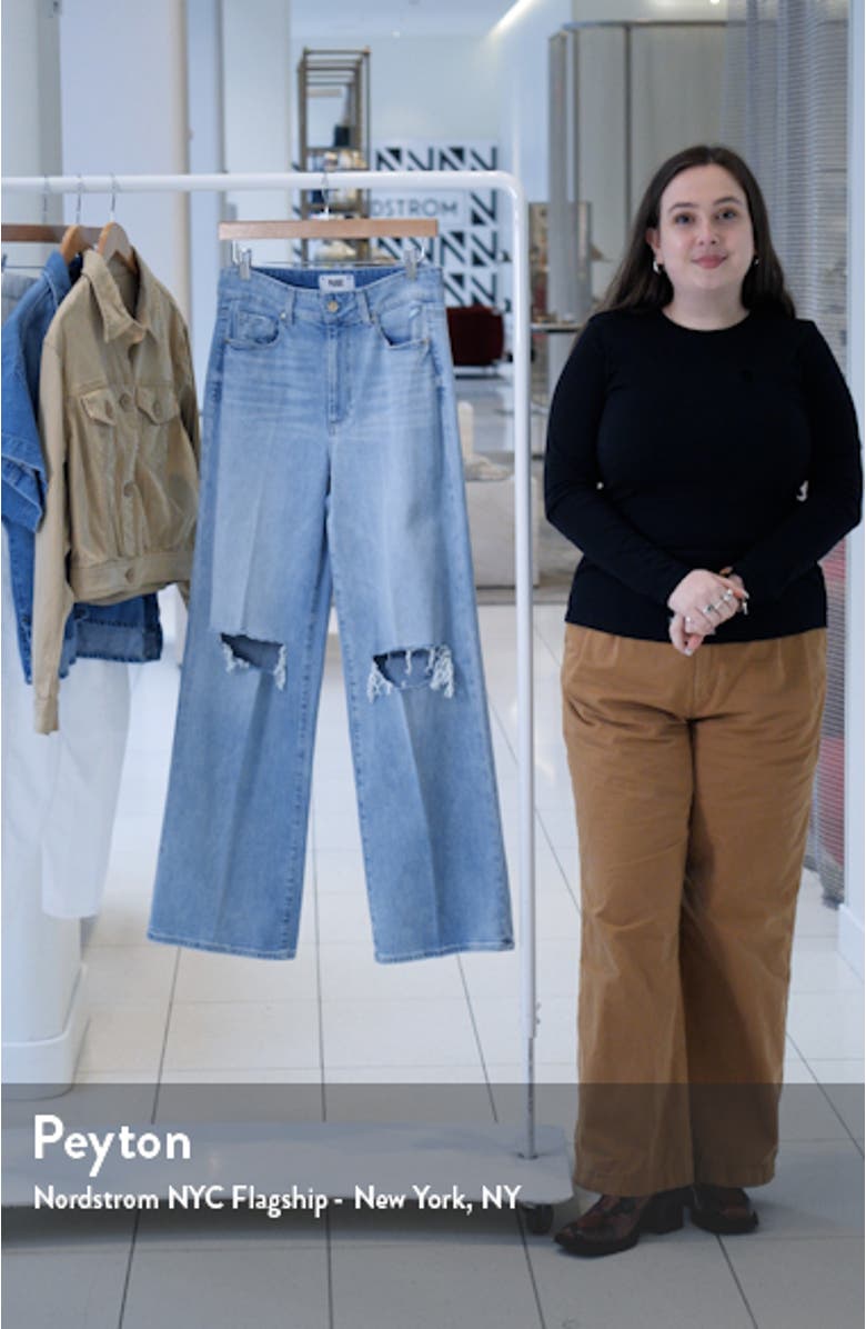 Sasha High Waist Wide Leg Jeans, sales video thumbnail
