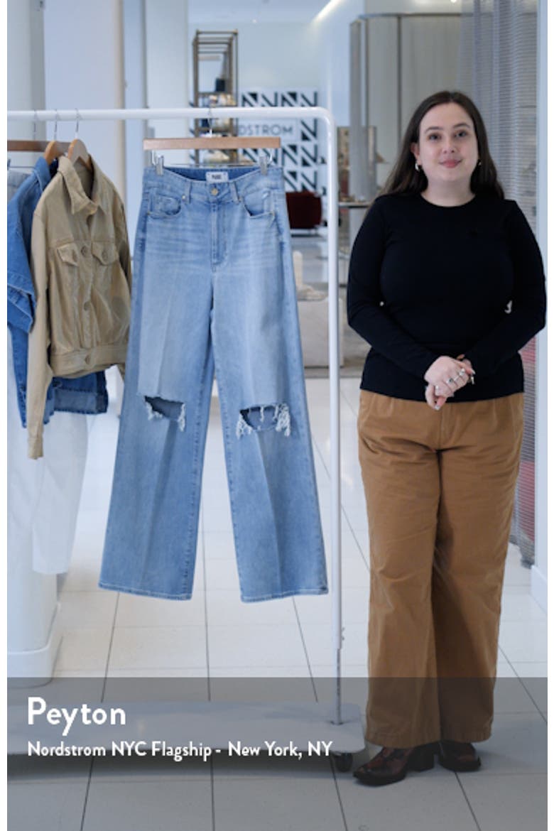 Sasha High Waist Wide Leg Jeans video