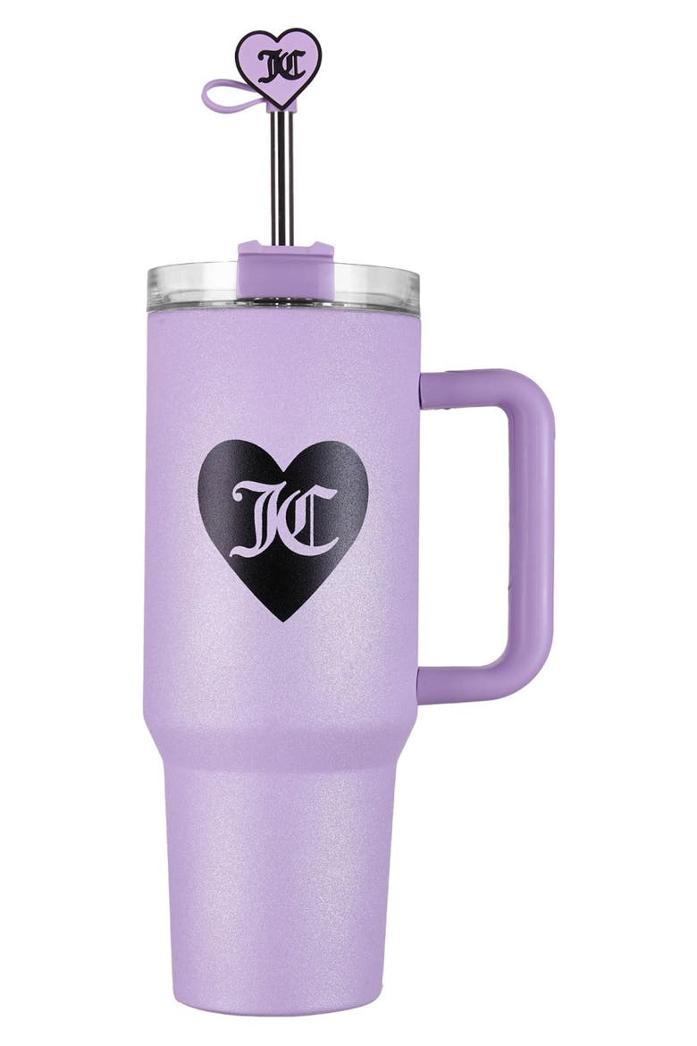 30-Ounce Jetsetter Stainless Steel Water Bottle, Main, color, GLITTER LAVENDER